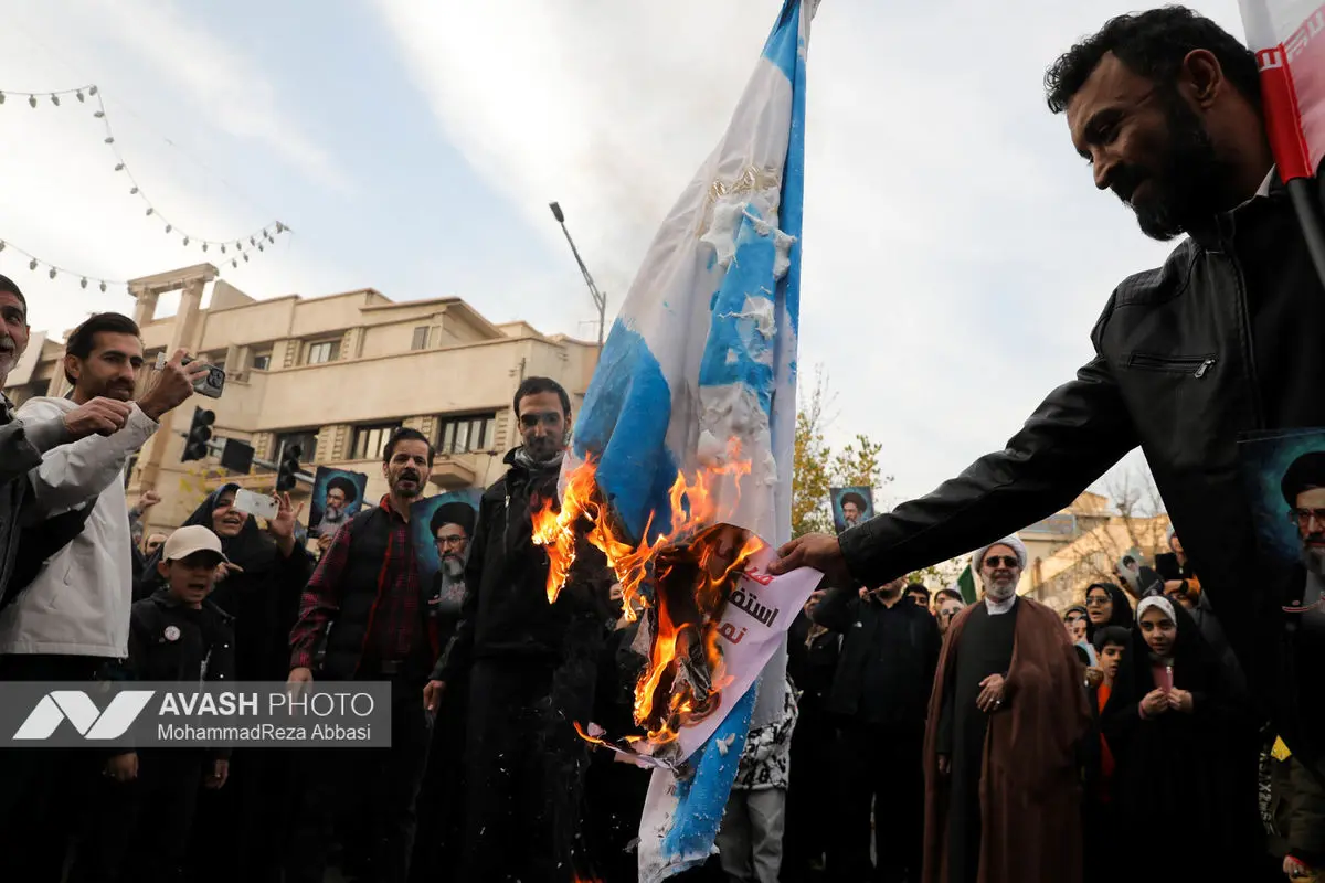 راهپیمایی محکومیت اقدامات تروریستی آمریکا و رژیم صهیونیستی علیه ملت ایران - تهران