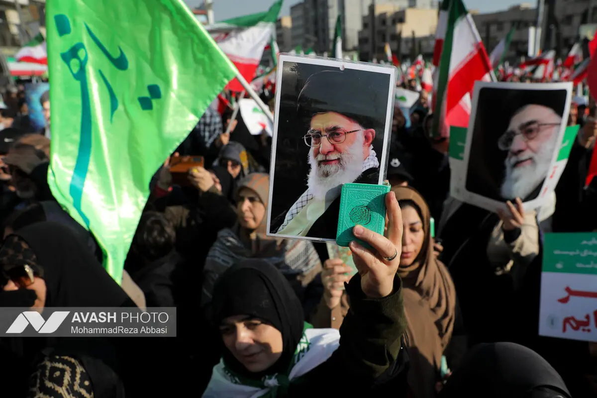 راهپیمایی محکومیت اقدامات تروریستی آمریکا و رژیم صهیونیستی علیه ملت ایران - تهران