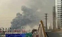 آتش سوزی جنت آباد مهار شد +فیلم میزان خرابی‌ها