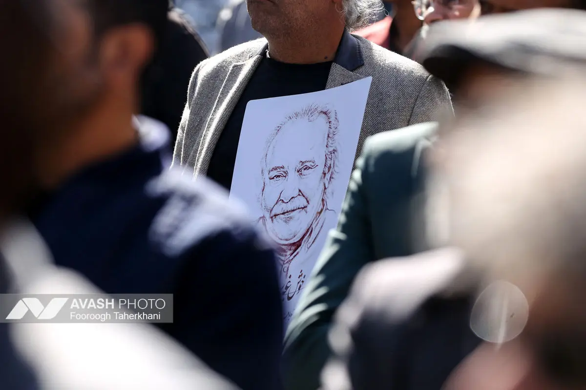 تشییع پیکر محمد کاسبی