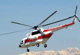 تولد پسر عجول در بالگرد هلال‌احمر در آسمان سیستان و پلوچستان