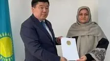 سرکنسول جدید ایران در آلماتی روانامه خود را تسلیم کرد 