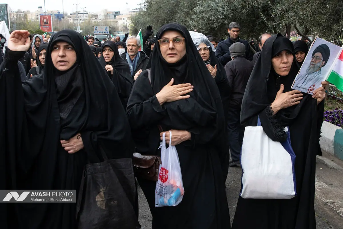 تشییع پیکر شهید اسماعیل خطیب وزیر اطلاعات