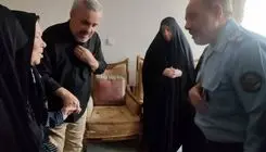 دیدار وزیر دفاع با خانواده شهید سپهبد محمد باقری