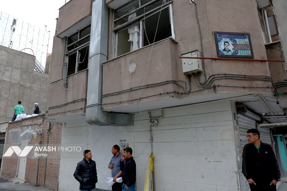 خسارات ناشی از تجاوز هوایی آمریکا و رژیم صهیونیستی تهران ـ۷ فروردین ۱۴۰۵