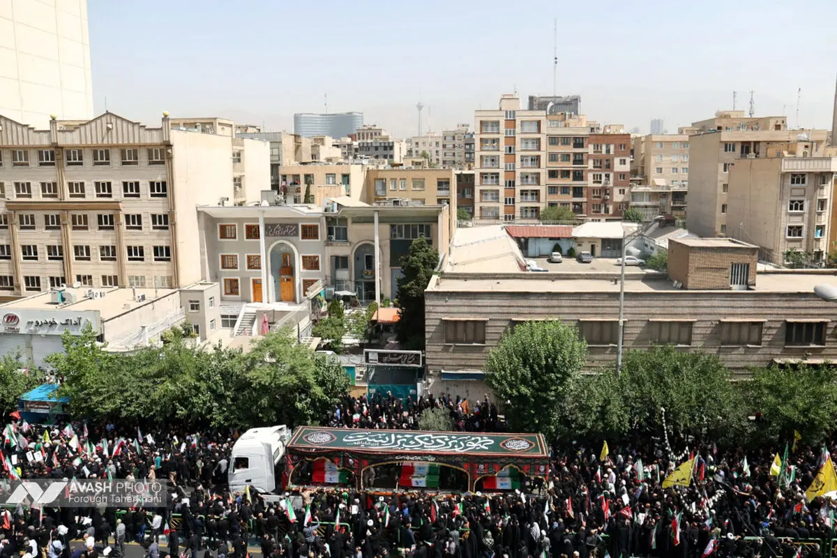 مراسم تشييع پيکر مطهر تعدادي از سرداران و فرماندهان، دانشمندان هسته‌اي