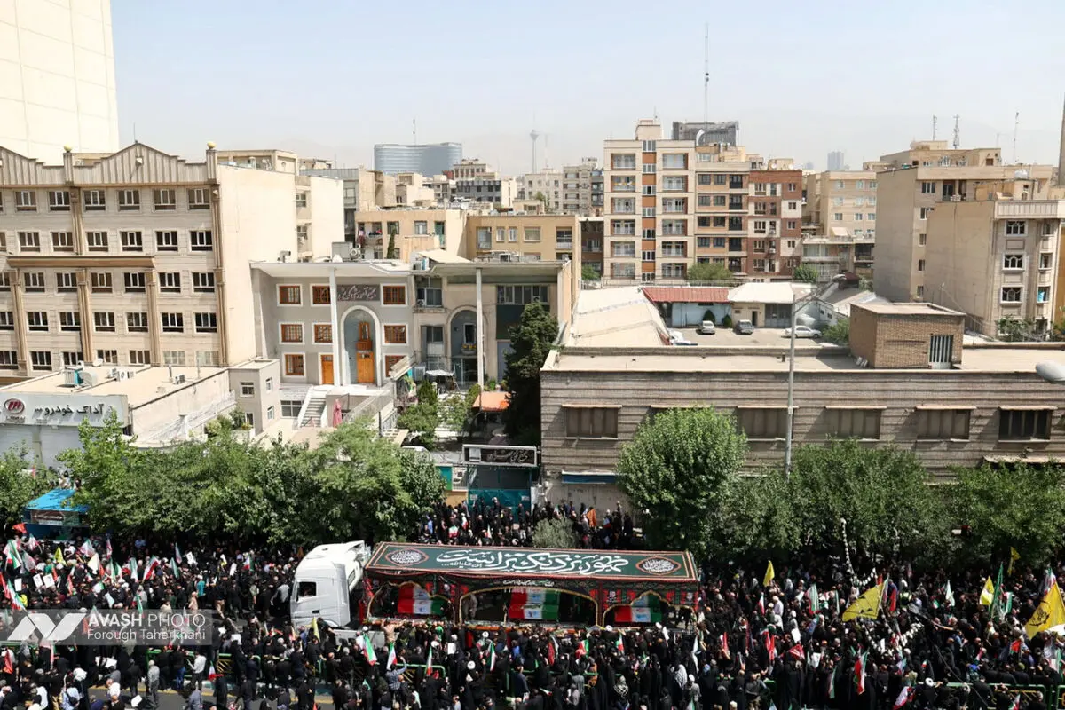 مراسم تشييع پيکر مطهر تعدادي از سرداران و فرماندهان، دانشمندان هسته‌اي