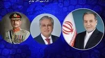 گفت‌وگوی تلفنی وزیر امور خارجه با مسئولین پاکستانی