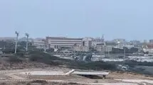 وزیر جنگ آمریکا لحظه سقوط برج مراقبت دریایی چابهار را منتشر کرد + عکس 