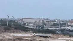 وزیر جنگ آمریکا لحظه سقوط برج مراقبت دریایی چابهار را منتشر کرد + عکس 