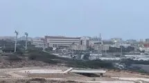 وزیر جنگ آمریکا لحظه سقوط برج مراقبت دریایی چابهار را منتشر کرد + عکس 