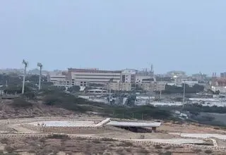 وزیر جنگ آمریکا لحظه سقوط برج مراقبت دریایی چابهار را منتشر کرد + عکس 
