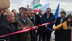 معاون پزشکیان پروژه راه‌سازی «جاده ابریشم» را افتتاح کرد