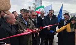 معاون پزشکیان پروژه راه‌سازی «جاده ابریشم» را افتتاح کرد