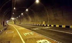 نورانی شدن تونل امیرکبیر در محور کندوان