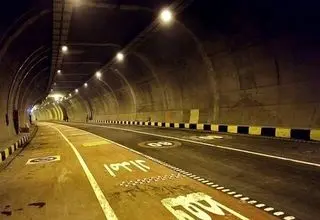 نورانی شدن تونل امیرکبیر در محور کندوان