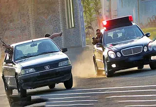 تعقیب و گریز گانگستری در قلب تهران