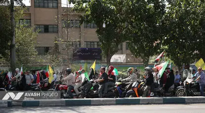 رزمایش موتور سواران جان‌فدای ایران