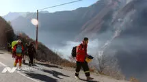 وقوع آتش سوزی در پارک ملی دز +جزئیات