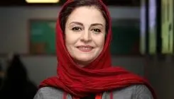 مریلا زارعی با لباس سراسر مشکی در تجمع میدان تجریش/ ببینید