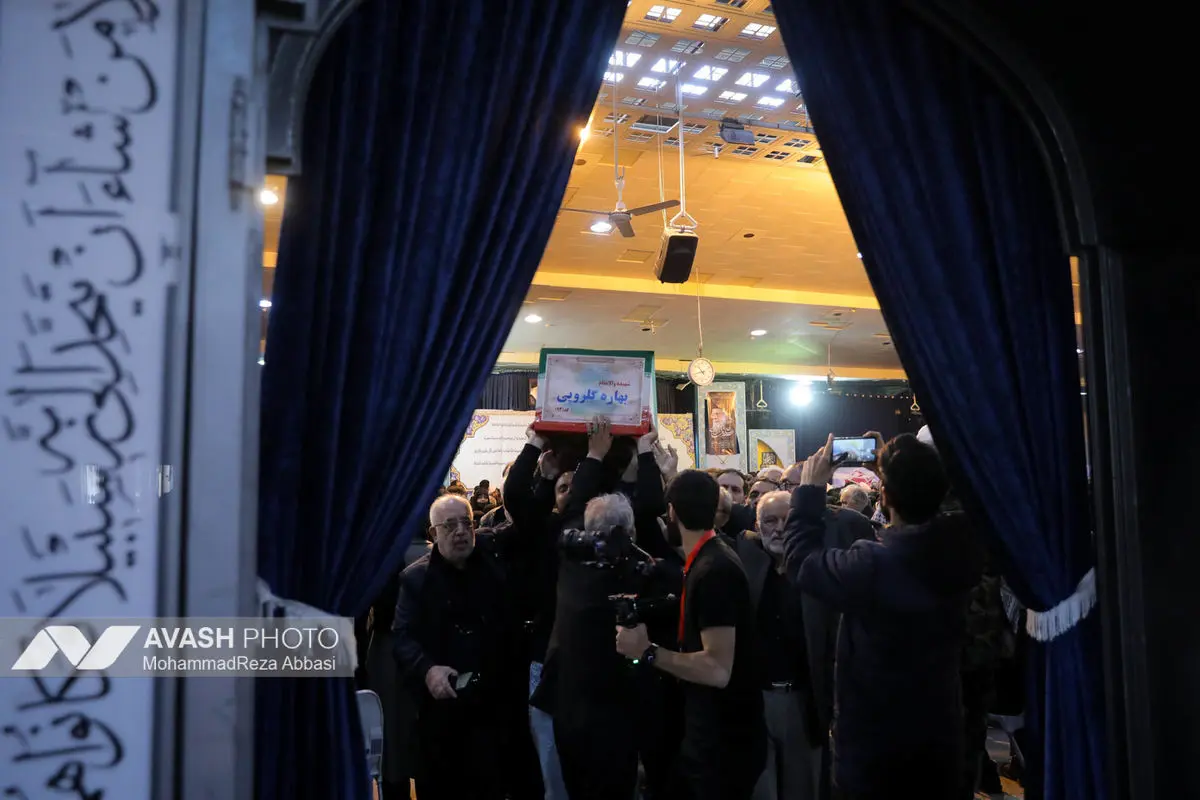 وداع با پیکر شهدای حملات صهیونی-آمریکایی