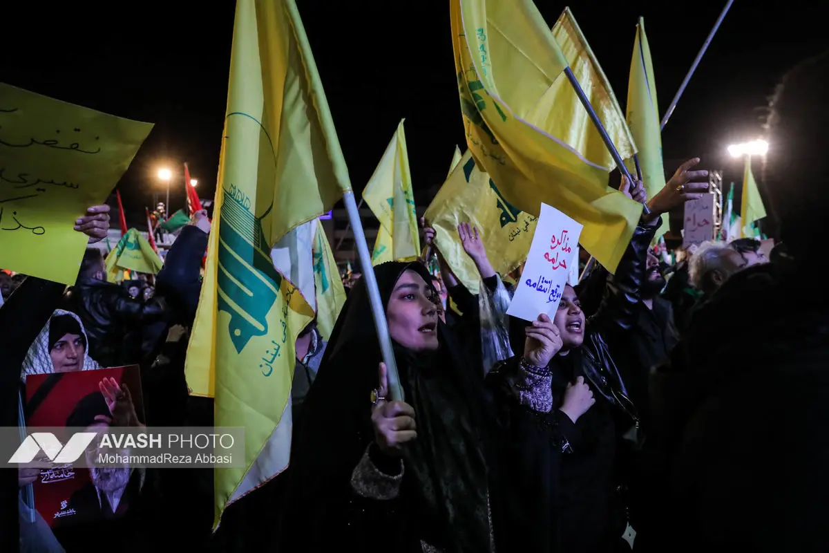 اجتماع مردمی در چهلمین شب شهادت رهبر معظم انقلاب -1