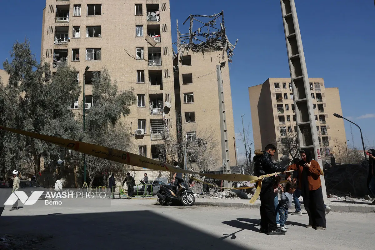 خسارات ناشی از تجاوز هوایی آمریکا و رژیم صهیونیستی به ایران - تهران