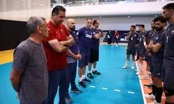 اولین تمرین تیم ملی والیبال مردان+ فیلم