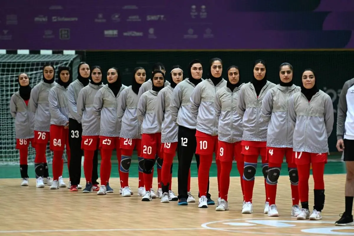 صعود تیم ملی هندبال بانوان ایران به نیمه نهایی