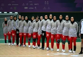 صعود تیم ملی هندبال بانوان ایران به نیمه نهایی