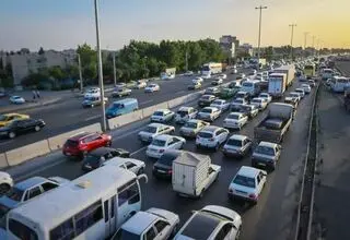 ترافیک سنگین در آزادراه‌های البرز