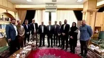 دیدار هیات رئیسه فدراسیون فوتبال با محسن رضایی