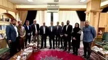 دیدار هیات رئیسه فدراسیون فوتبال با محسن رضایی