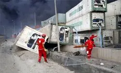 کدام اقلام خوراکی در حادثه بندر شهید رجایی از بین رفتند؟