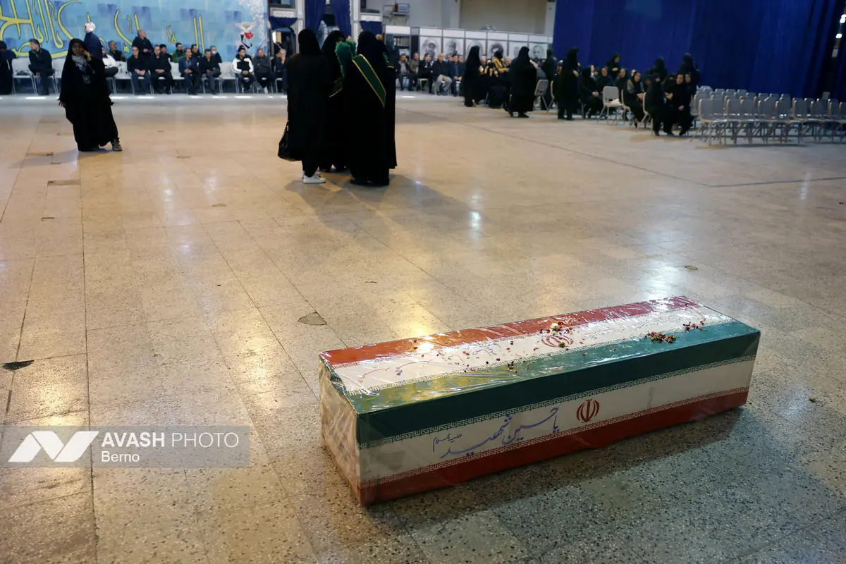 مراسم تشییع پیکر شهدای تجاوز آمریکا و رژیم صهیونیستی - تهران