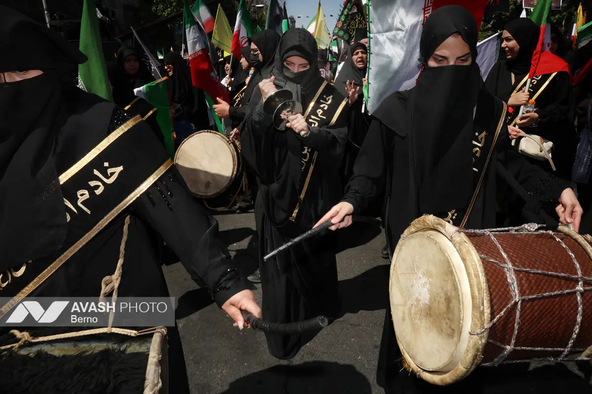 مراسم اربعین رهبر شهید انقلاب در تهران -۱