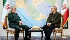 لاریجانی با فرمانده کل سپاه دیدار کرد
