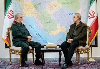 لاریجانی با فرمانده کل سپاه دیدار کرد
