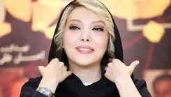 گریم خاص صدف اسپهبدی در پشت‌ صحنه یک نمایش +عکس