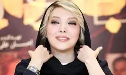 گریم خاص صدف اسپهبدی در پشت‌ صحنه یک نمایش +عکس