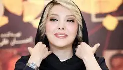 گریم خاص صدف اسپهبدی در پشت‌ صحنه یک نمایش +عکس