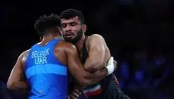 برد قاطع و دلچسب مهمدی برابر کشتی‌گیر بلغاری