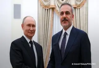 دیدار وزیر خارجه ترکیه با پوتین؛ محور مذاکرات بحران اوکراین