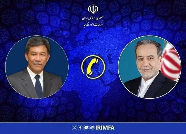 گفت‌وگوی تلفنی وزرای امور خارجه ایران و مالزی