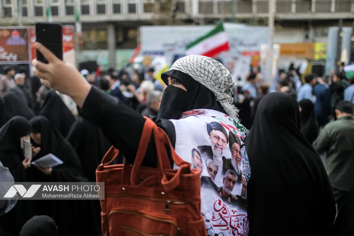 راهپیمایی گرامیداشت روز ۱۳ آبان - تهران