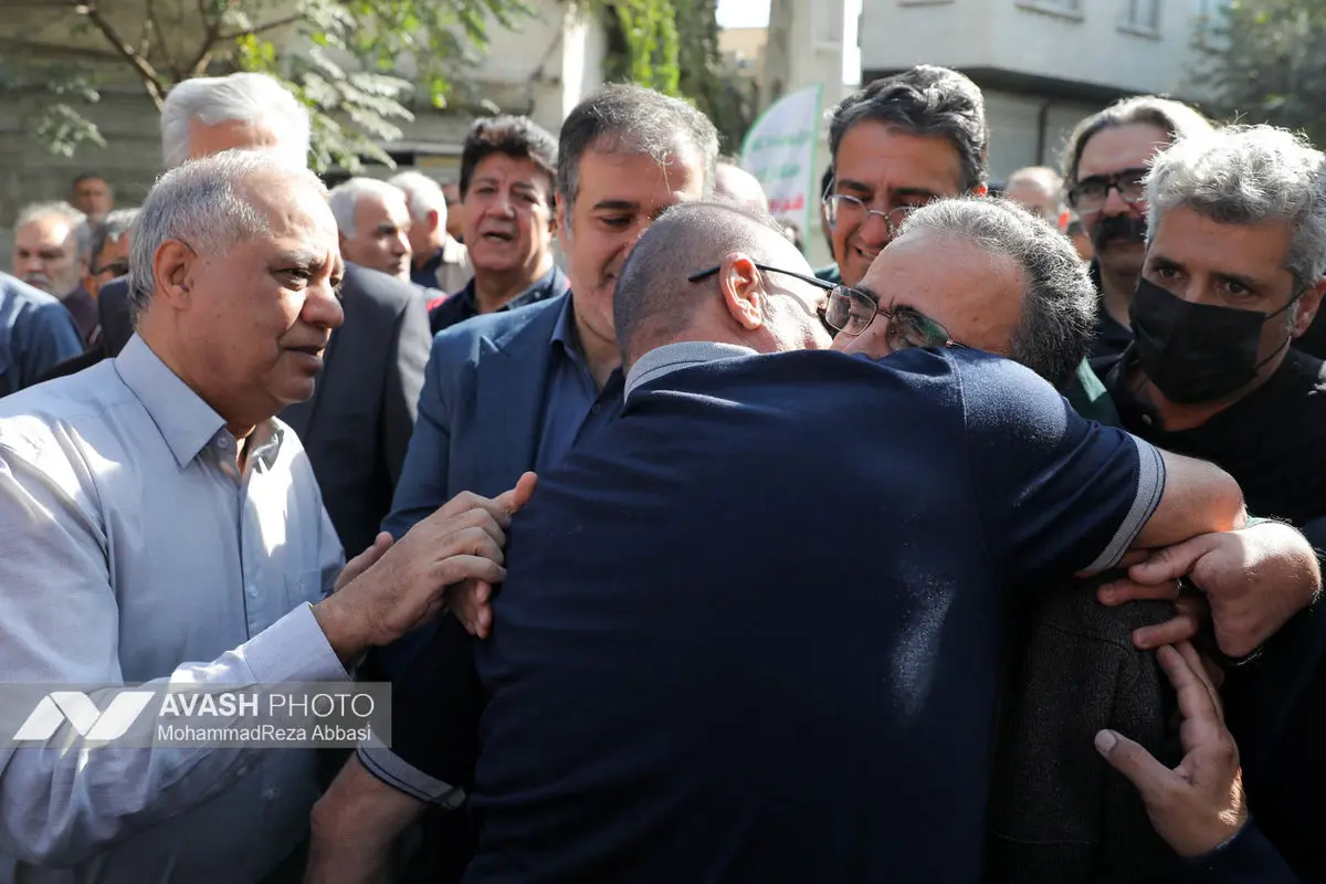 مراسم تشییع سید محمد تاج زاده