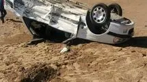 مرگ یکی از کارکنان خانم بیمارستان جیرفت بر اثر واژگونی خودرو