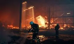 آتش‌سوزی مهیب در یک مجتمع تجاری گناباد