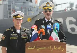 رزمایش مرکب دریایی ایران و روسیه فردا برگزار می‌شود