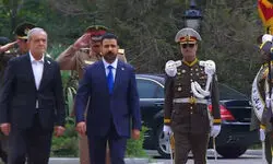 پزشکیان در کجا از الزیدی استقبال کرد؟